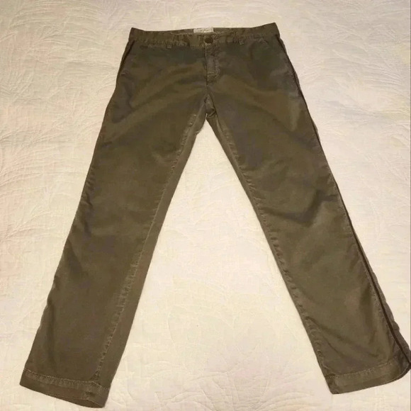 EUC Current/Elliot The Buddy Trouser in Army Green w/Tape, Size 27 - Picture 2 of 11